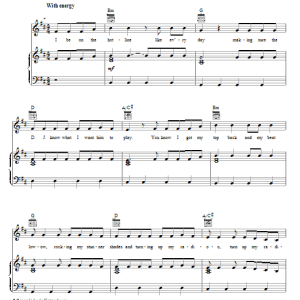 Beyonce Radio Musik Noten - Piano, Vocal & Guitar Chords - 74662-0