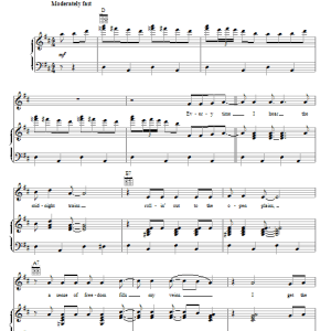 Bill Anderson I Get The Fever Musik Noten - Piano, Vocal & Guitar Chords - 83838-0