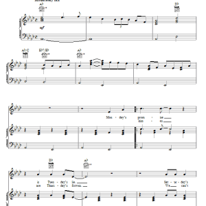 Bill Anderson Slippin' Away Musik Noten - Piano, Vocal & Guitar Chords - 83851-0