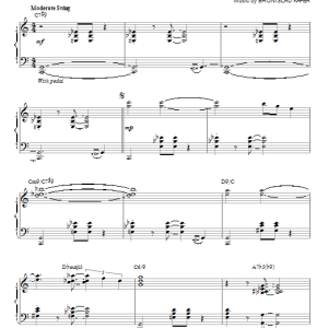 Bill Evans On Green Dolphin Street (arr. Brent Edstrom) Musik Noten - Piano Solo - 73349-0