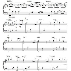 Bill Evans Spartacus - Love Theme [Jazz version] (arr. Brent Edstrom) Musik Noten - Piano Solo - 86879-0