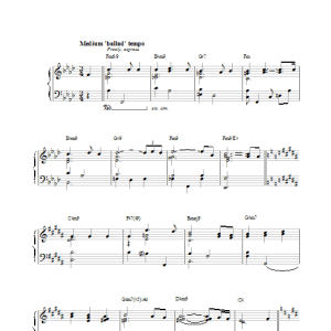 Bill Evans Two Lonely People Musik Noten - Piano Solo - 15902-0