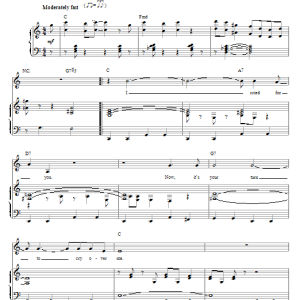 Billie Holiday I Cried For You Musik Noten - Piano & Vocal - 91624-0