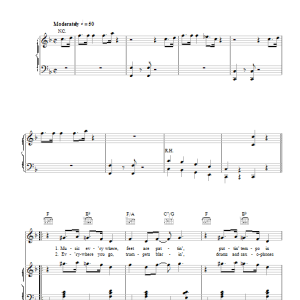 Billie Holiday Spreadin' Rhythm Around Musik Noten - Piano, Vocal & Guitar Chords - 115574-0