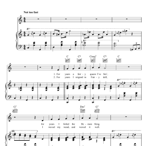 Billy Cotton Nobody Loves A Fairy When She's Forty Musik Noten - Piano, Vocal & Guitar Chords - 101146-0