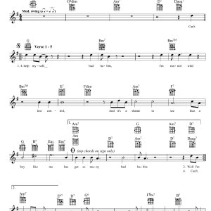 Billy Field Bad Habits Musik Noten - Lead Sheet / Fake Book - 39161-0