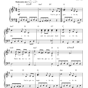 Billy Hill The Glory Of Love Musik Noten - Easy Piano - 93518-0