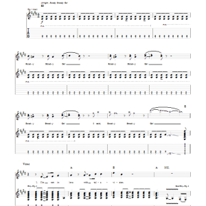 Billy Idol Ready Steady Go Musik Noten - Guitar Tab - 51613-0