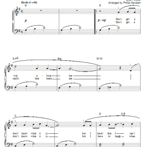 Billy Joel She's Got A Way (arr. Phillip Keveren) Musik Noten - Easy Piano - 66897-0