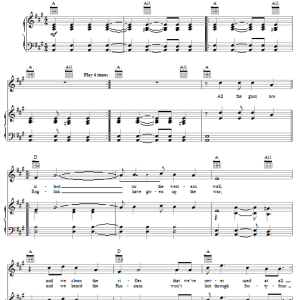 Billy Joel The Siegfried Line Musik Noten - Piano, Vocal & Guitar Chords - 56165-0