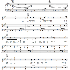 Billy Ocean Loverboy Musik Noten - Piano, Vocal & Guitar Chords - 54031-0