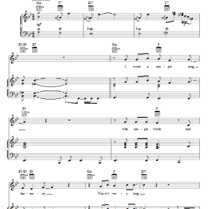Billy Preston I Wrote A Simple Song Musik Noten - Piano, Vocal & Guitar Chords - 67218-0