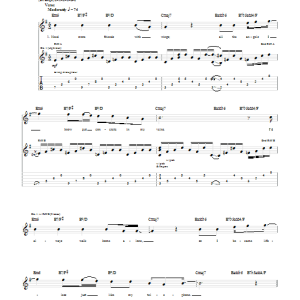 Billy Talent Nothing To Lose Musik Noten - Guitar Tab - 54287-0