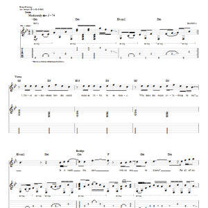 Billy Talent Pins And Needles Musik Noten - Guitar Tab - 58314-0