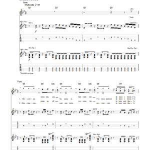 Billy Talent River Below Musik Noten - Guitar Tab - 54289-0