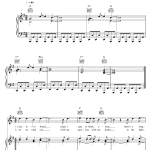 Birds Of Tokyo Lanterns Musik Noten - Piano, Vocal & Guitar Chords - 162276-0