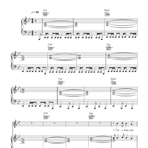 Bjork Gudmundsdottir Bachelorette Musik Noten - Piano, Vocal & Guitar Chords - 33859-0