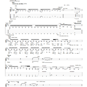 Black Label Society Black Mass Reverends Musik Noten - Guitar Tab - 65010-0