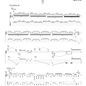 Black Label Society Black Sunday Musik Noten - Guitar Tab - 79934-0