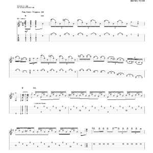 Black Label Society Chupacabra Musik Noten - Guitar Tab - 79933-0