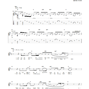 Black Label Society Darkest Days (Unplugged Version) Musik Noten - Guitar Tab - 91688-0