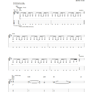 Black Label Society Funeral Bell Musik Noten - Guitar Tab - 91683-0
