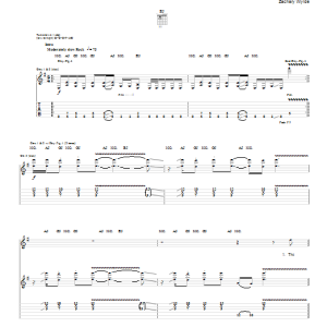 Black Label Society Southern Dissolution Musik Noten - Guitar Tab - 79924-0