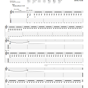 Black Label Society Spread Your Wings Musik Noten - Guitar Tab - 65016-0