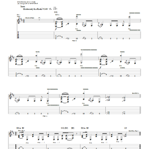 Black Label Society Suffering Overdue Musik Noten - Guitar Tab - 65030-0