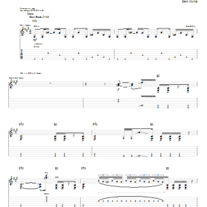 Black Label Society War Of Heaven Musik Noten - Guitar Tab - 79922-0