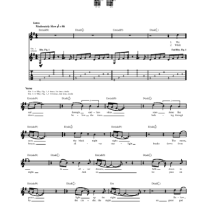 Black Sabbath Planet Caravan Musik Noten - Guitar Tab - 73846-0