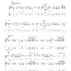 Black Sabbath St. Vitus' Dance Musik Noten - Guitar Tab - 77757-0