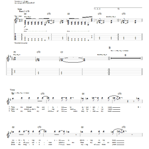 Black Sabbath Symptom Of The Universe Musik Noten - Guitar Tab - 62718-0