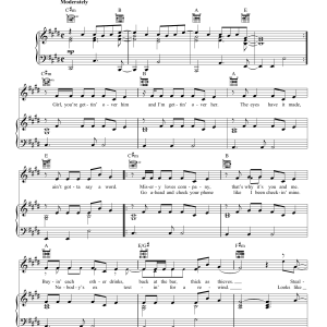 Blake Shelton Came Here To Forget Musik Noten - Piano, Vocal & Guitar Chords - 167023-0