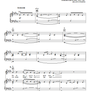 Blake Shelton Who Are You When I'm Not Looking Musik Noten - Piano, Vocal & Guitar Chords - 92539-0