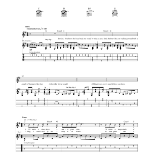Blind Melon Skinned Musik Noten - Guitar Tab - 172270-0