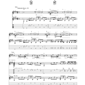 Blind Melon Vernie Musik Noten - Guitar Tab - 172273-0
