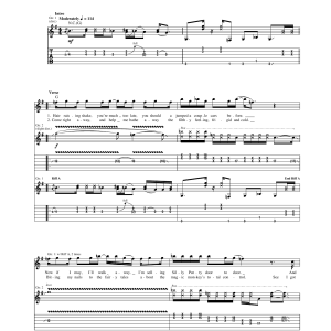 Blind Melon Wilt Musik Noten - Guitar Tab - 172282-0
