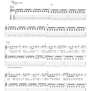 Blink-182 Go Musik Noten - Guitar Tab - 26309-0