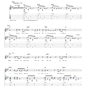 Blink-182 I'm Lost Without You Musik Noten - Guitar Tab - 26312-0