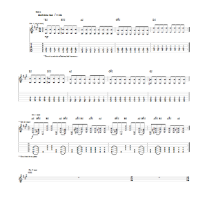 Blink-182 Up All Night Musik Noten - Guitar Tab - 84821-0