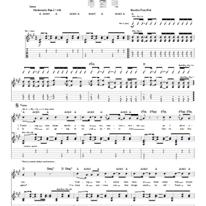 Blink-182 Waggy Musik Noten - Guitar Tab - 22330-0
