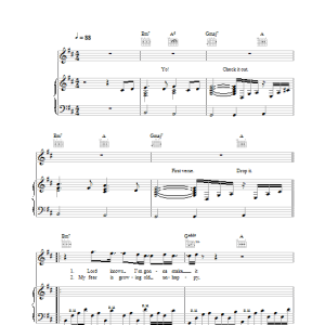 Blue How's A Man Supposed To Change? Musik Noten - Piano, Vocal & Guitar Chords - 26141-0