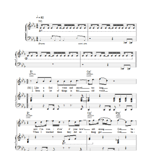Blue Signed, Sealed, Delivered Musik Noten - Piano, Vocal & Guitar Chords - 26084-0