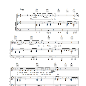 Blue Where You Want Me Musik Noten - Piano, Vocal & Guitar Chords - 26147-0