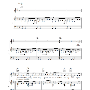 Blur He Thought Of Cars Musik Noten - Piano, Vocal & Guitar Chords - 15241-0