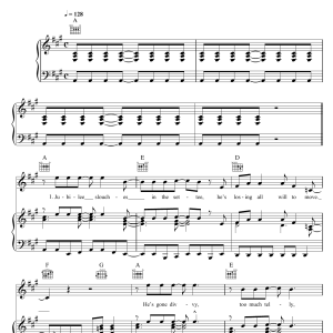 Blur Jubilee Musik Noten - Piano, Vocal & Guitar Chords - 49335-0