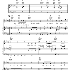 Blur Magic America Musik Noten - Piano, Vocal & Guitar Chords - 49343-0