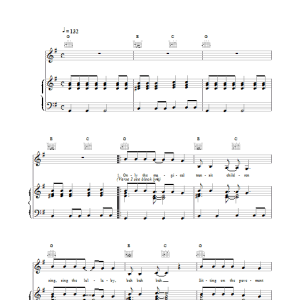 Blur Pressure On Julian Musik Noten - Piano, Vocal & Guitar Chords - 17008-0