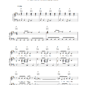 Blur She's So High Musik Noten - Piano, Vocal & Guitar Chords - 17009-0